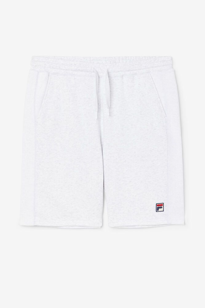 Fila Shorts Petey Mens White - India AUP-728059